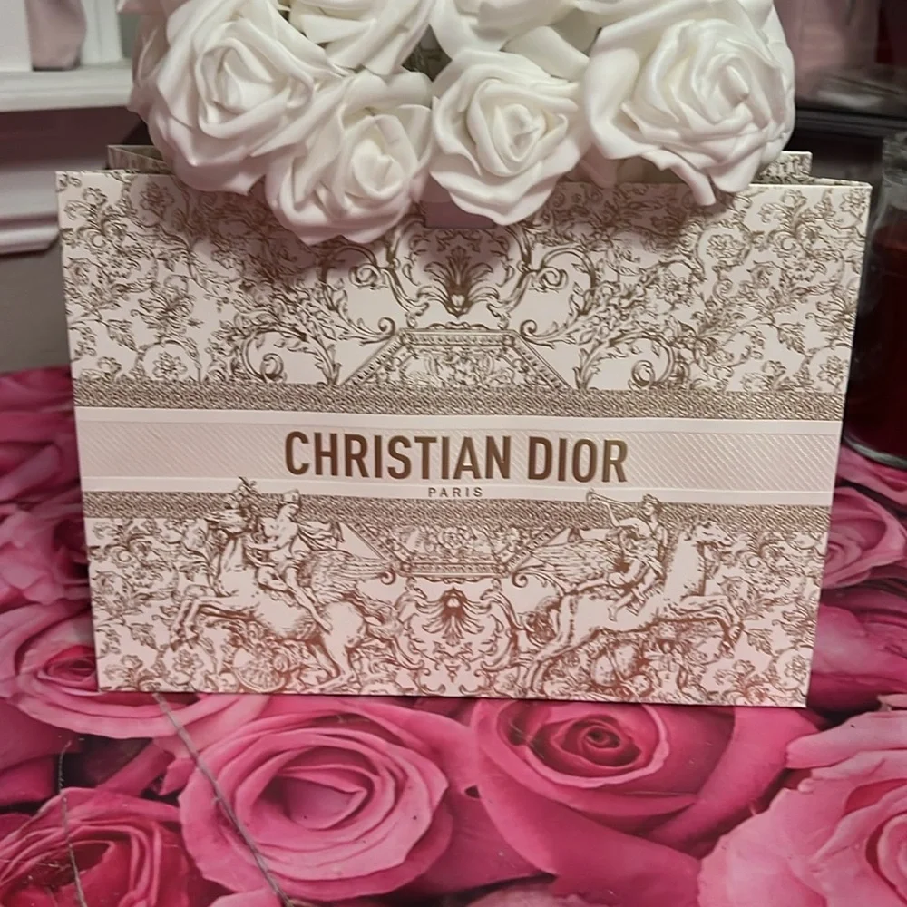 GlammitCreations Light Up Rose Arrangement in Dior Holiday Shopping Bag - Picture 5 of 12